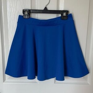 Ambiance Blue Mini Skater Skirt Casual